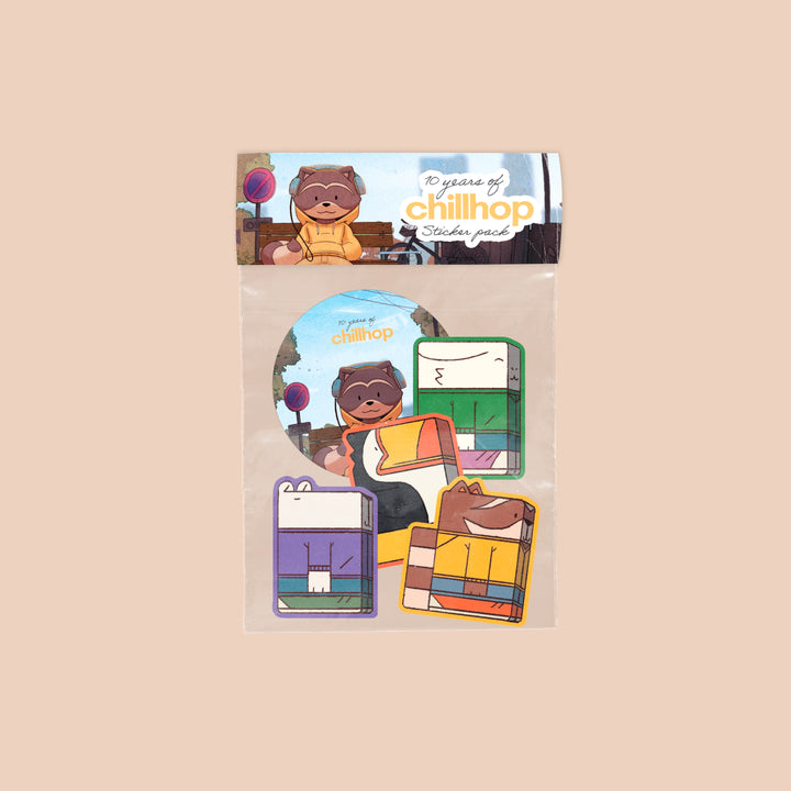 10 Years Of Chillhop Sticker Pack