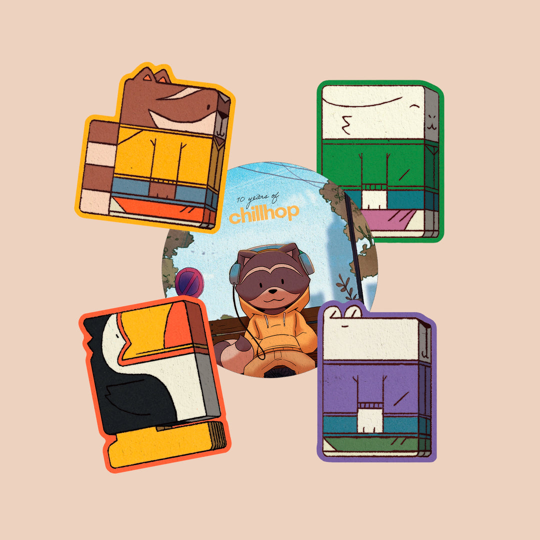 10 Years Of Chillhop Sticker Pack