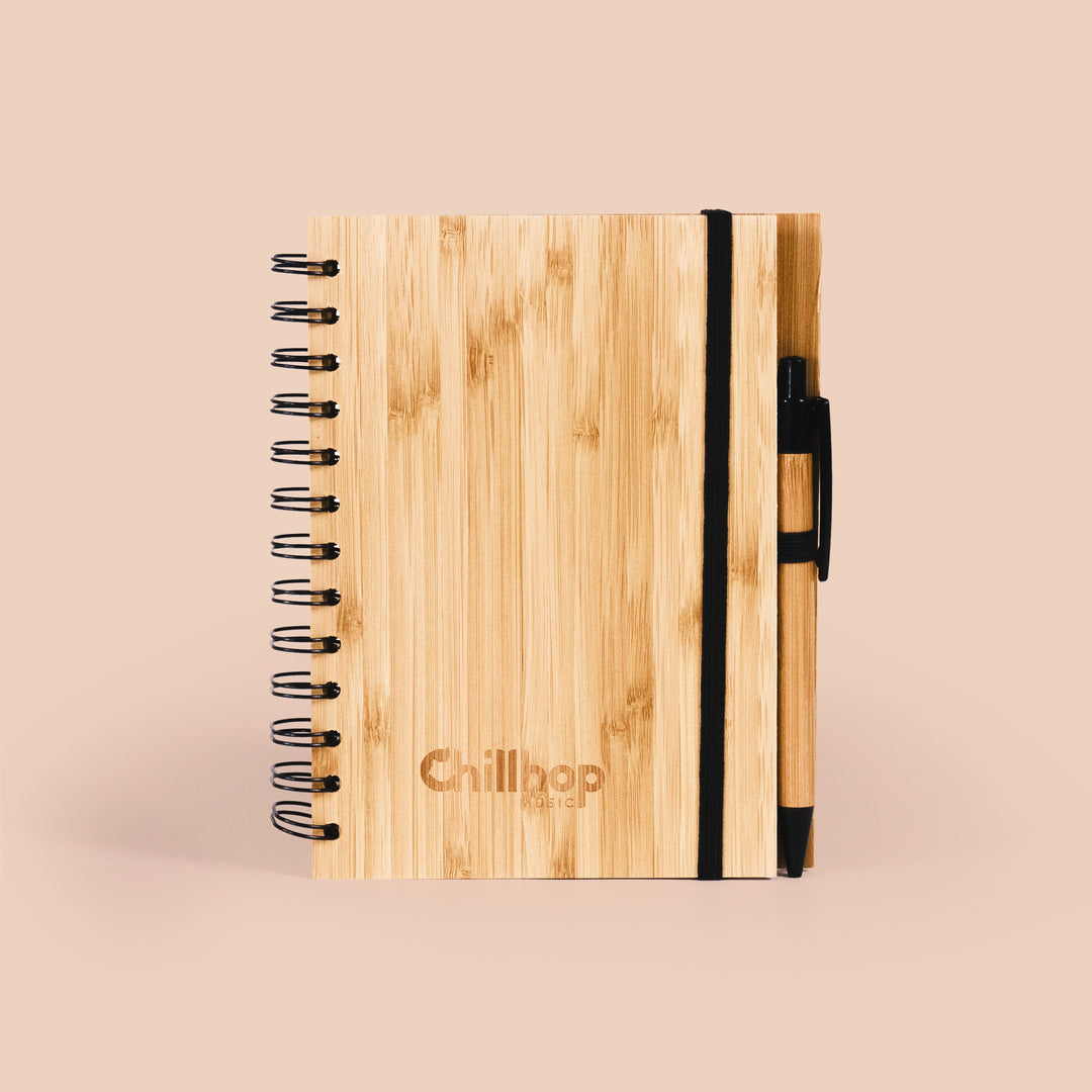 Chillhop Bamboo Notebook