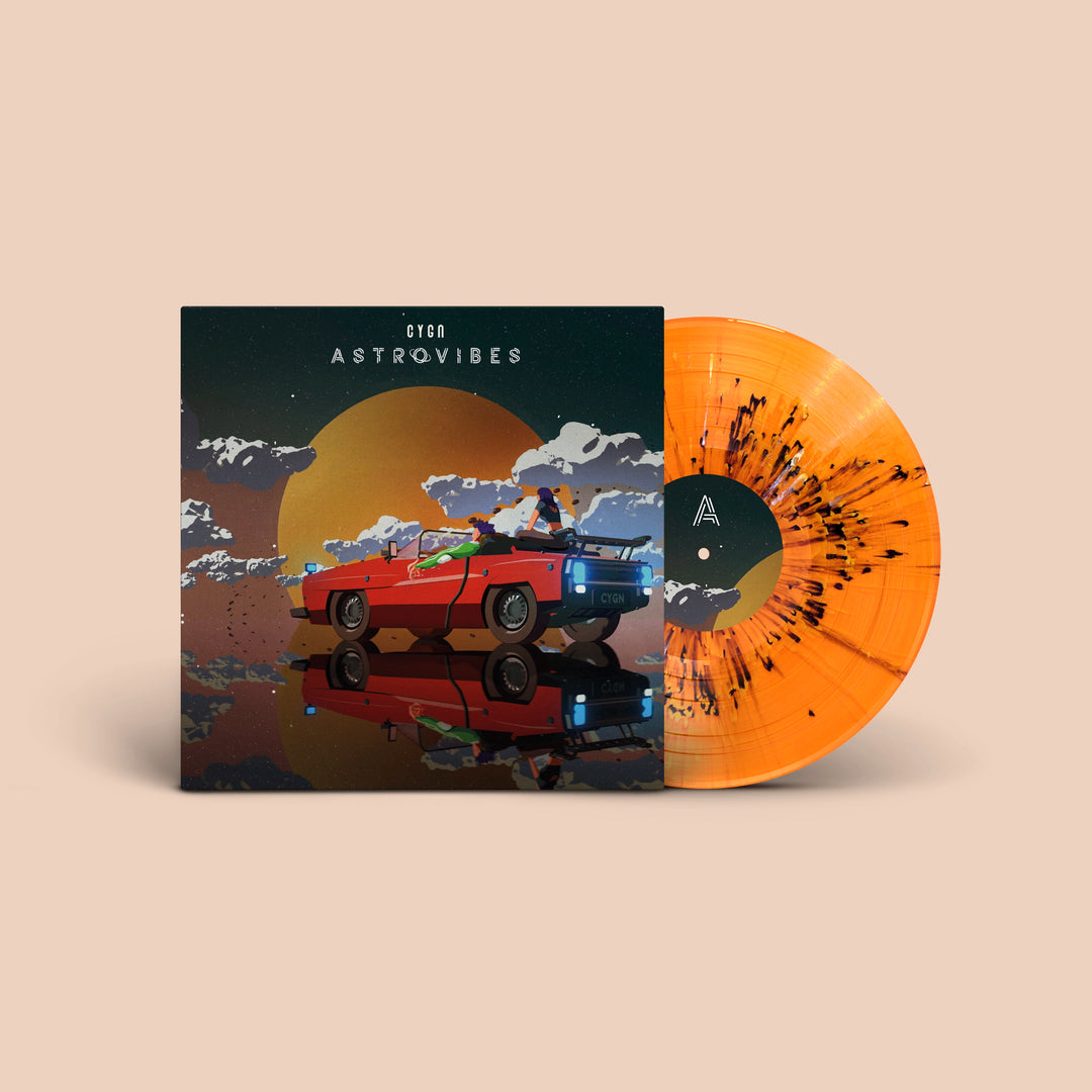 C Y G N - Astrovibes - Orange & Black Splattered Vinyl - (200 Only!)