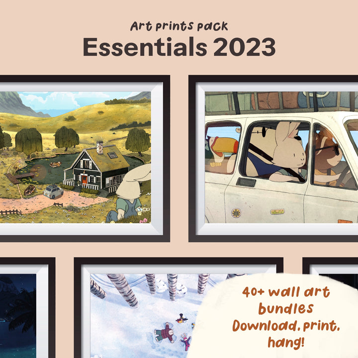 Mega Art Print Bundle - Save 50% (150 Print Files Included!)