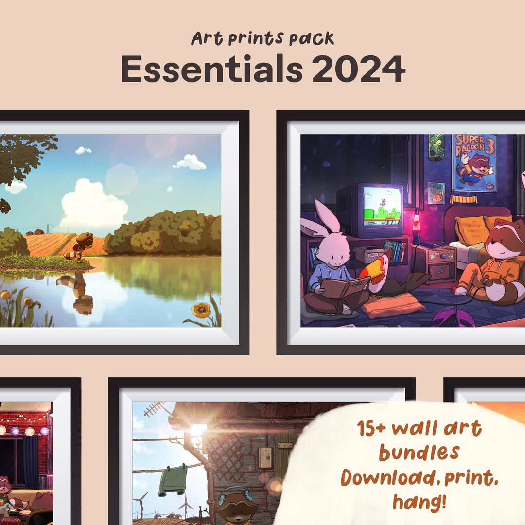 Mega Art Print Bundle - Save 50% (150 Print Files Included!)