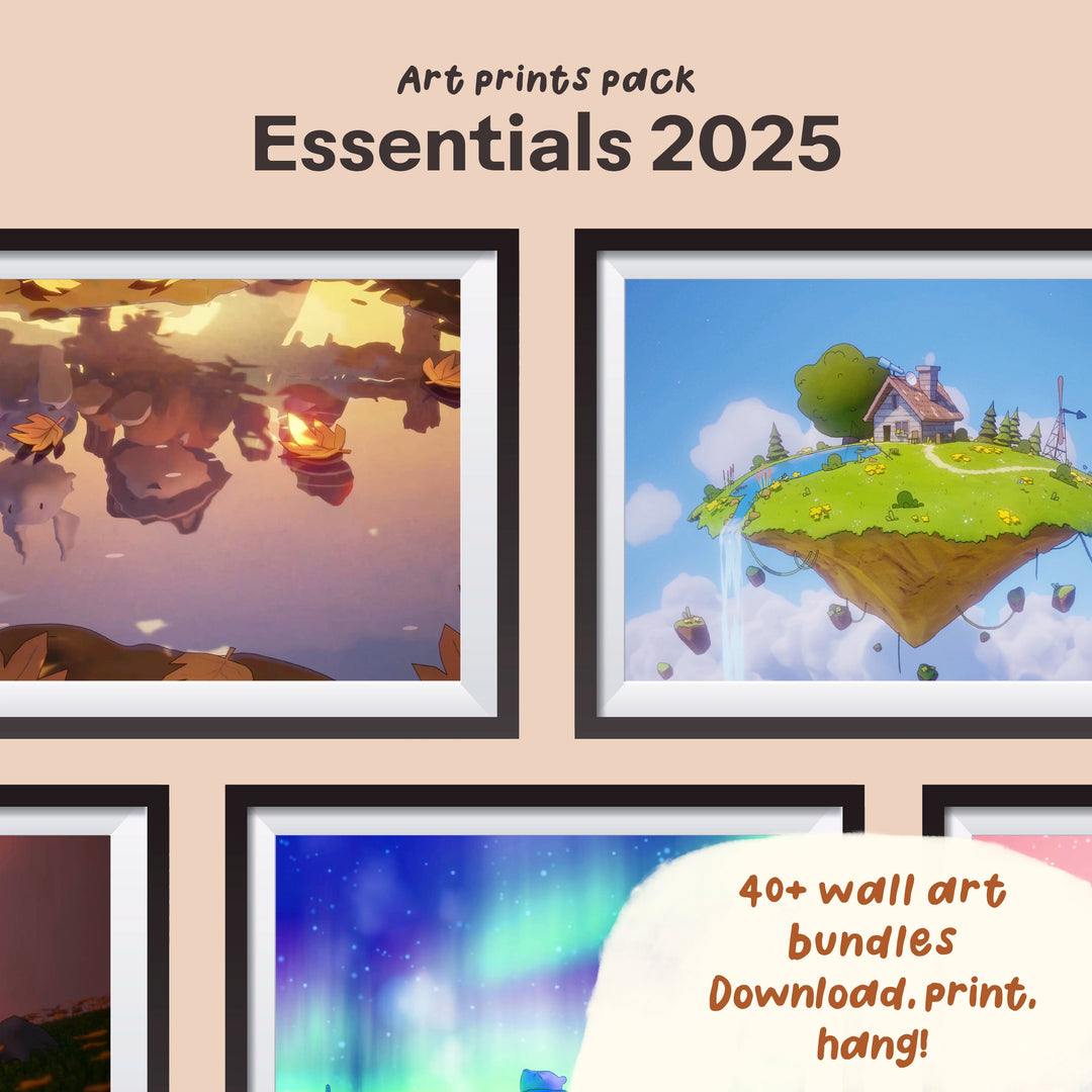 Mega Art Print Bundle - Save 50% (150 Print Files Included!)
