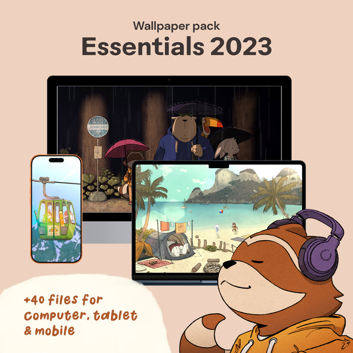 Wallpaper Pack - Chillhop Essentials 2023