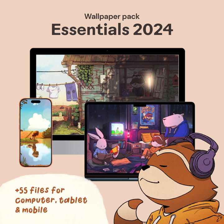 Wallpaper Pack - Chillhop Essentials 2024