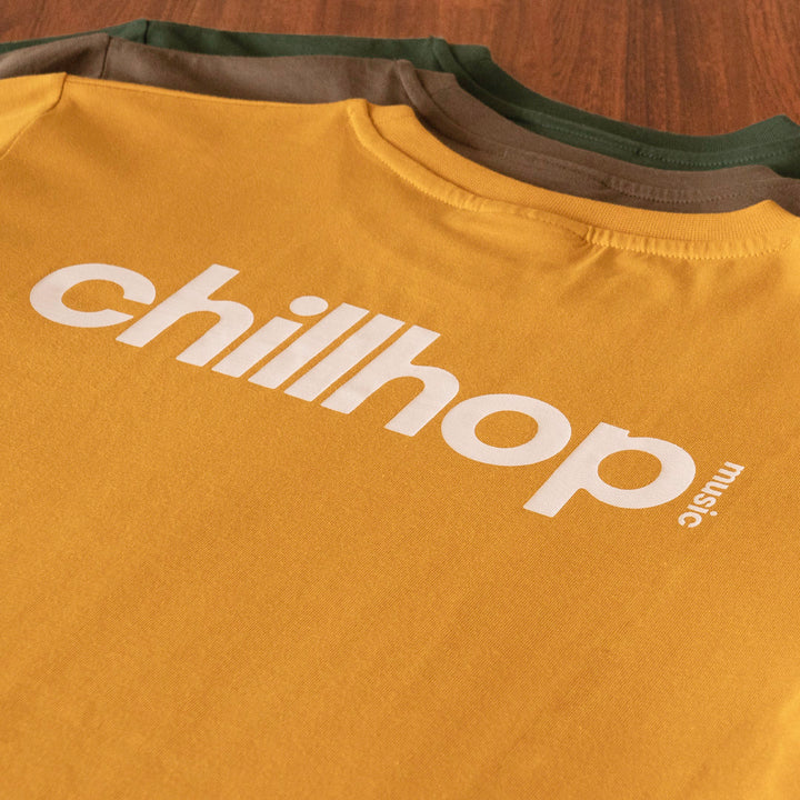 Still Chillin' Logo Tee - Raccoon Yellow
