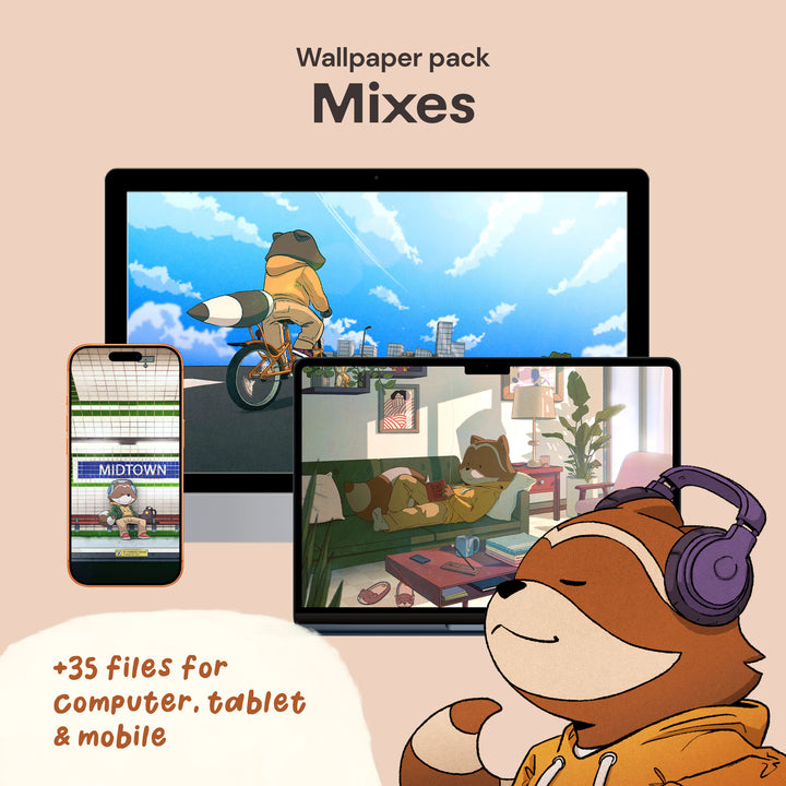 Wallpaper Pack - Chillhop Mixes