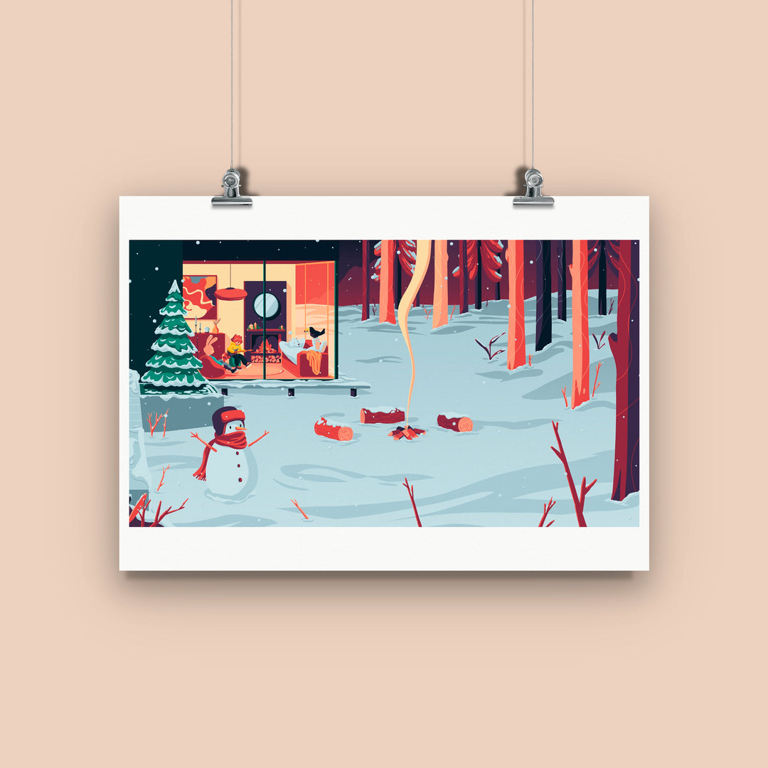 Winter 2021 'Snowfall' Fine Art Print - Limited Edition