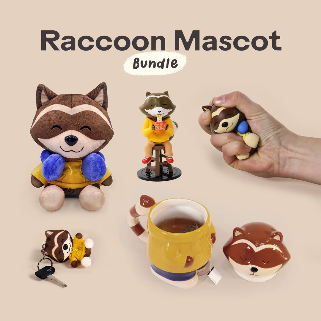 Raccoon Mascot Bundle (Save €26!)