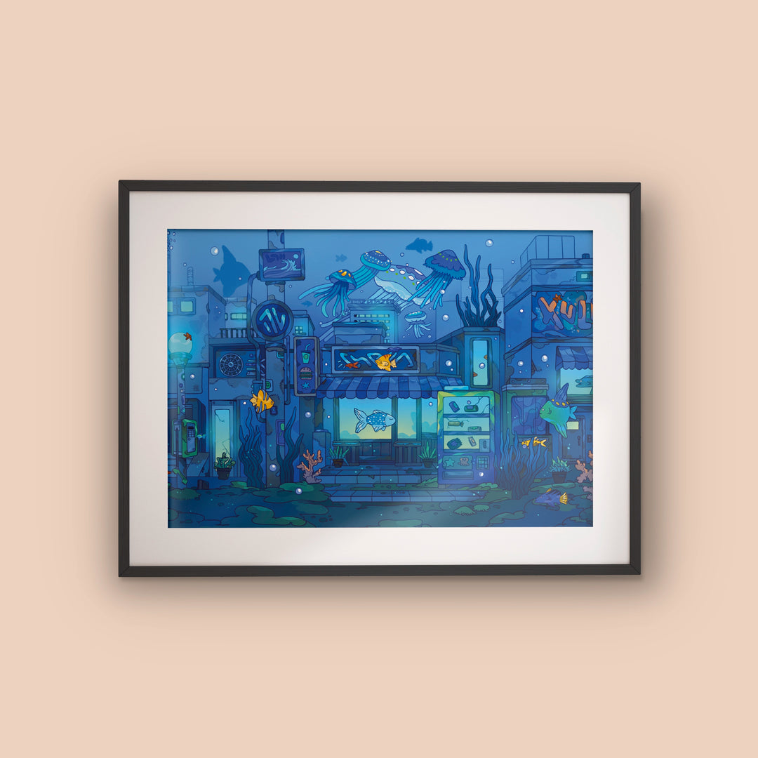 Sleepy Fish 'Nothing Forgotten' Print