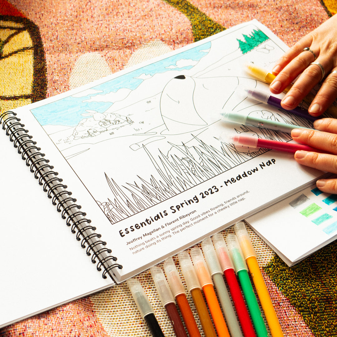 Chillhop Mindful Coloring Book Vol 2