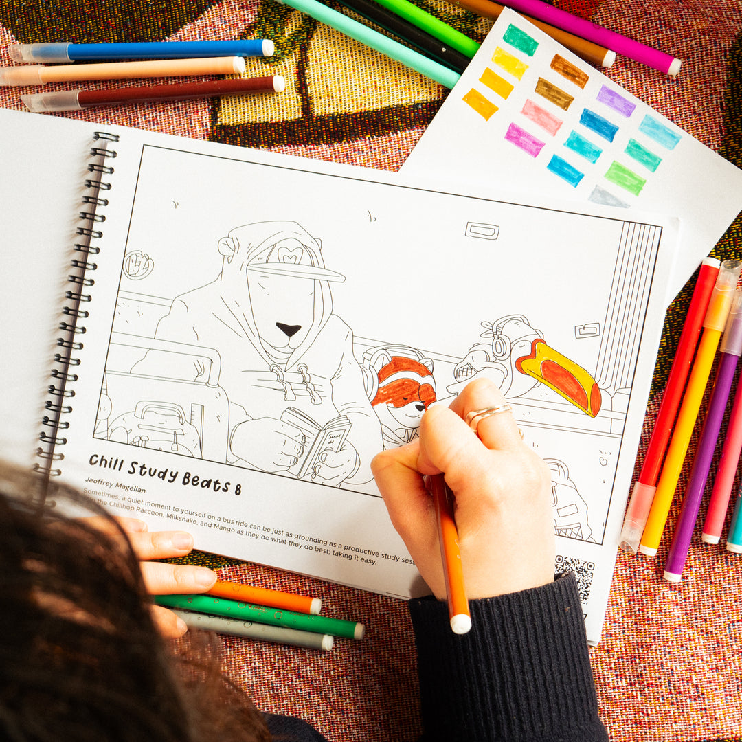 Chillhop Mindful Coloring Book Vol 2